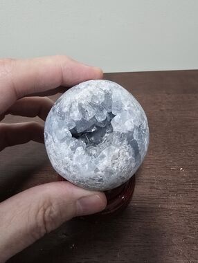 Celestite Crystal Sphere 57 mm